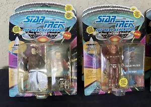 Star Trek The Next Generation Playmates 2nd Wave Set of 7 Figures 1993 NIB - Picture 1 of 11