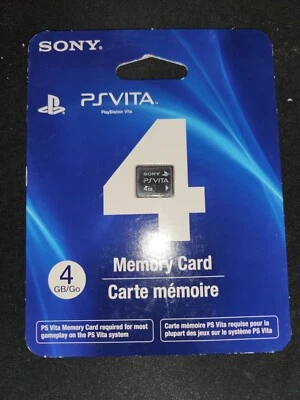 Sony PS Vita 4GB Memory Card |BRAND NEW SEALED Playstation Official Authentic - Image 1 of 2