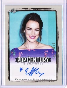 2017 LEAF POP CENTURY SIGNATURES ELIZABETH HENSTRIDGE AUTO 2/25 #BA-EHI - Picture 1 of 1