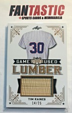 2021 Leaf Lumber Game Used Bat Lumber Relic #GUL96 TIM RAINES /25