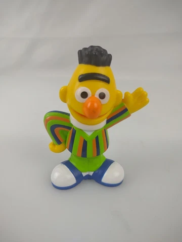 Sesame Street Workshop  Bert Plastic Figure Hasbro 3” Cake Topper Cover