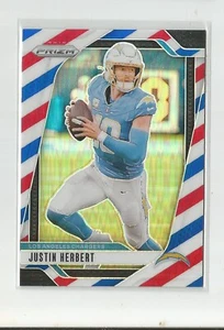 Panini Prizm Justin Herbert 2024 rojo blanco azul Prizm - Imagen 1 de 1