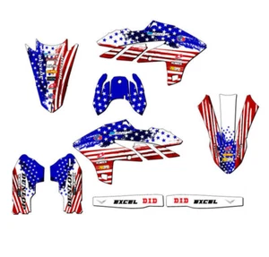 2024-2025 YZ 250 F 4-STROKE MERICA Usa Senge Graphics Kit Compatible with Yamaha - Picture 1 of 10