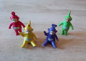 TELETUBBIES SET DI 4 FIGURE GROSSE PO LAA LA DIPSY TINKY GRANDI DECORAZIONI PER TORTE - Foto 1 di 5