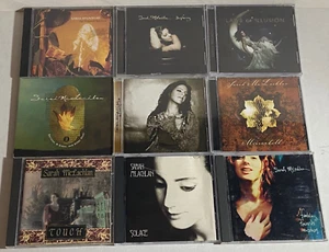 MUSIC CD COLLECTION LOT X9 - SARAH MCLACHLAN - MIRRORBALL - SURFACING - ILLUSION - Foto 1 di 1
