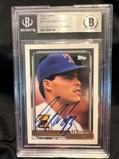1992 TOPPS GOLD WINNER ALL-STAR ROOKIE #78 IVAN RODRIGUEZ Beckett Autograph!!