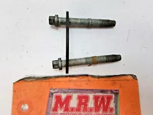 SET OF 2 BOLTS BOLT DRIVE SHAFT TO FRONT TRANSFER CASE GEAR ASSEMBLY AWD 4X4 - Picture 1 of 3