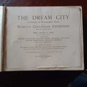 Die Traumstadt - 1893 World's Columbian Exposition Photographic Views - Halsey Ives - Bild 1 von 13