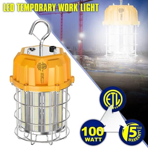 100 Watt LED Work Light Industrial Outdoor Construction Projects Temporary Lamp - Picture 1 of 10