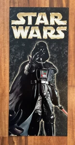 Letrero de exhibición de tienda STAR WARS DARTH VADER 12"X26" - Imagen 1 de 3