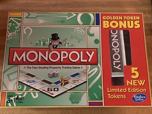 Preowned "Monopoly Golden Token" Bonus Limited Edition Tokens 2012.. - Picture 1 of 9