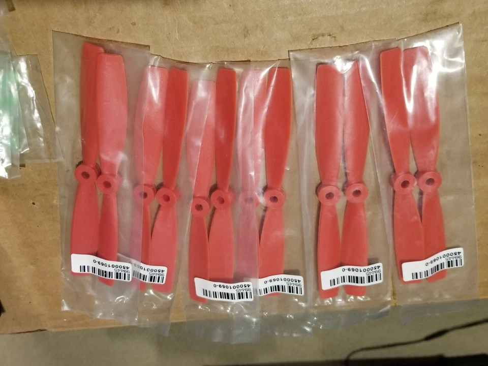 6x Packs RED 99445 Multirotor Propeller Mini Quadcopter 3" Prop (each side) - Image 1 of 1