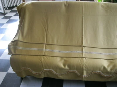 DESSUS / JETEE DE LIT VINTAGE EN  SATIN DE COTON LIT DE 140CM - Photo 1/4