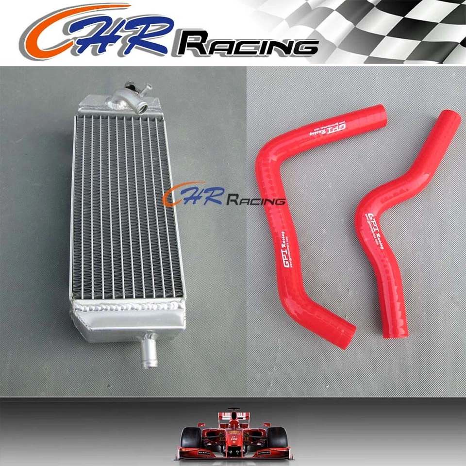 For Suzuki RM85 RM 85 L 2002-2015 03 2004 2005 2006 aluminum radiator and hose - Imagem 1 de 4