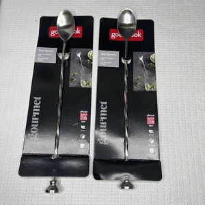 Barlöffel Bradshaw Home Goodcook Spiralgriff 2er Set Edelstahl - Bild 1 von 20