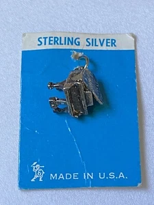 Vintage Sterling Silver OPEN LID PIANO Charm - Picture 1 of 4