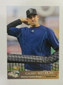 2016 Grandstand, Clinton LumberKings, Coach - CESAR NICHOLAS