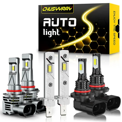 Para Subaru Forester 2006 2007 2008 8000K LED faro alto/bajo niebla bombilla - Imagem 1 de 4