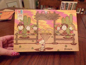 VTG 1966 MB Hapy Time Ranch Schulz Puzzle - Picture 1 of 2