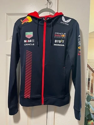 New in Package Womens F1 Red Bull Racing Team Full Zip Hoodie Navy US 4 - Image 1 of 4