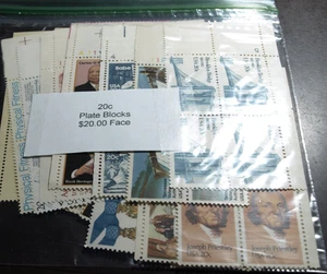 BLOQUES DE PLACAS DE 20 CENTAVOS CON VALOR NOMINAL DE $20.00 COMO NUEVOS NUNCA BISAGRAS - Imagen 1 de 2