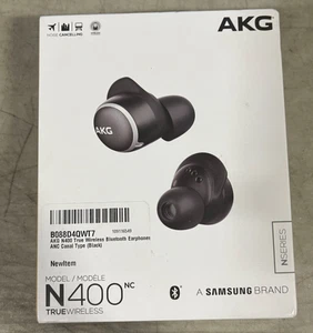 AKG N400NC TWS True Wireless Bluetooth Noise-Cancelling Earbuds - Picture 1 of 3