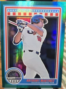 2025 Panini USA Stars and Stripes Green Parallel of Anthony Martinez #77 (NM) - Picture 1 of 2