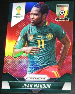 2014 Prizm World Cup Jean Makoun RED # 127/149 Cameroon #39 Base Parallel - Picture 1 of 2