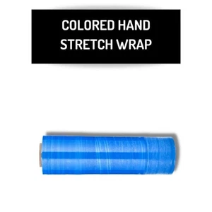 1 Roll 15" x 1500' Bundling Stretch Film Shrink Hand Wrap (80 Gauge) Dark Blue - Picture 1 of 4