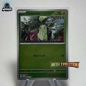 Chikorita 008/132 Reverse Holo Pokemon TCG: Mega Evolution MINT SHIPPED TODAY! - Picture 1 of 2