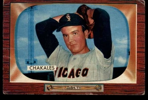 1955 Bowman #148 Bob Chakales VG Very Good White Sox  - Picture 1 of 2