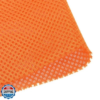 uxcell Orange Speaker Mesh Grill Cloth (not Cane Webbing) Stereo Box Fabric D - Image 1 of 4