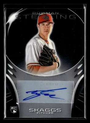 2013 Bowman Sterling Tyler Skaggs Rookie Auto Autograph #BSAR-TS UX4038 - Image 1 of 2