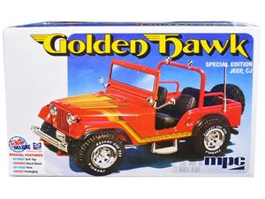 Skill 2 Model Kit 1981 Jeep CJ5 Golden Hawk 1/25 Scale Model Car by MPC - Picture 1 of 1