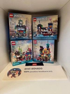 Lego Ninjago 4 conjuntos micro pacote | Raro | Selado | Edição de colecionador | Bônus grátis - Imagem 1 de 4