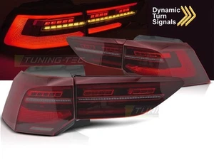 Red FULL LED Tail Lights Dynamic for VW Golf 8 (CD1) 2019-2024 Hatchback LHD EU - Picture 1 of 7