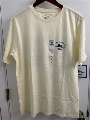 Joe Marlin Toucan Men's T-Shirt Tee "South of Salty" Ivory Coast Med NWT-READ - Image 1 of 4