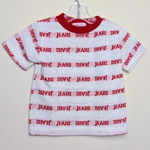 Camisa de mezclilla vintage Health-Tex estampada años 70 niños pequeños talla 2-3T - Imagen 1 de 7