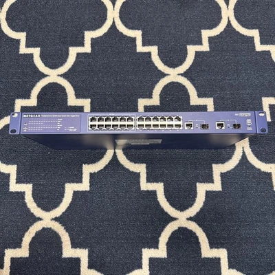 Netgear FS726TP ProSafe 24 Port 10/100 Smart Switch - Image 1 of 4