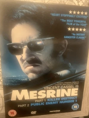 Mesrine - Part 1 And 2 - Killer Instinct / Public Enemy Number 1 (DVD, 2010) - Image 1 of 4