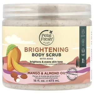Petal Fresh~Brightening Body Scrub With AHAS, Mango & Almond Oil,Evens skin473ml - Picture 1 of 4