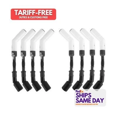 Accel ACL9004C White 8 mm Spark Plug Wire Kit fits GM LS-Series Performance Part - Image 1 of 4