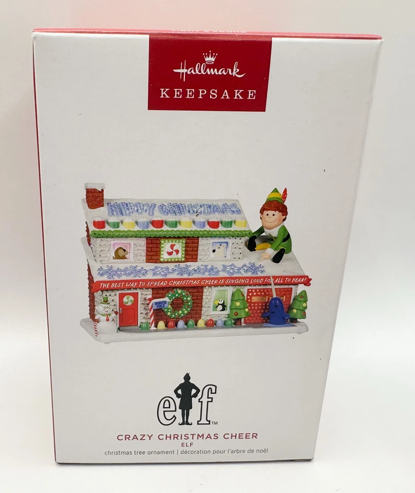 Hallmark Keepsake Elf A Crazy Christmas Ornament 2023 *Requires Power Cord*