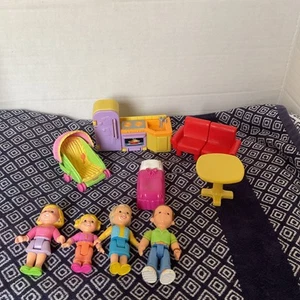 My First Doll House Figures & Furniture Lot Fisher Price - Picture 1 of 6