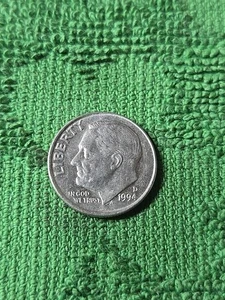 Moneda de diez centavos D Roosevelt 1994 circulada - Imagen 1 de 2