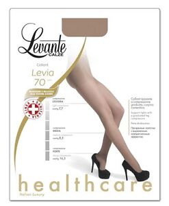Levante Collant Donna Levia 70 DEN Calze  Antifatica a compressione graduata