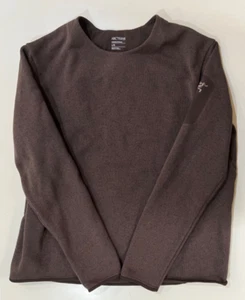 Arcteryx Pullover braun Damen Größe L Pulli Tasche Outdoor Wandern - Bild 1 von 7