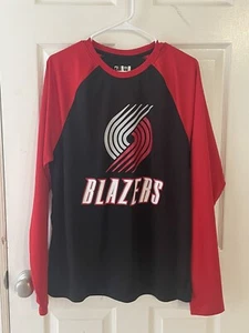Portland Trailblazers Long Sleeve T Shirt Large Men’s - Picture 1 of 6