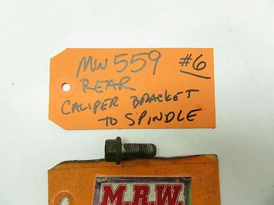 REAR BRAKE CALIPER BIG BOLT BACK TO SPINDLE KNUCKLE MOUNTING BRACKET ACURA RSX  - Image 1 of 2