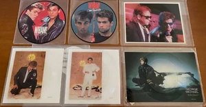 WHAM! GEORGE MICHAEL 1983 - 1987 RARE UK 6x LTD 7" SINGLE PICTURE DISC VINYL LOT - Picture 1 of 17